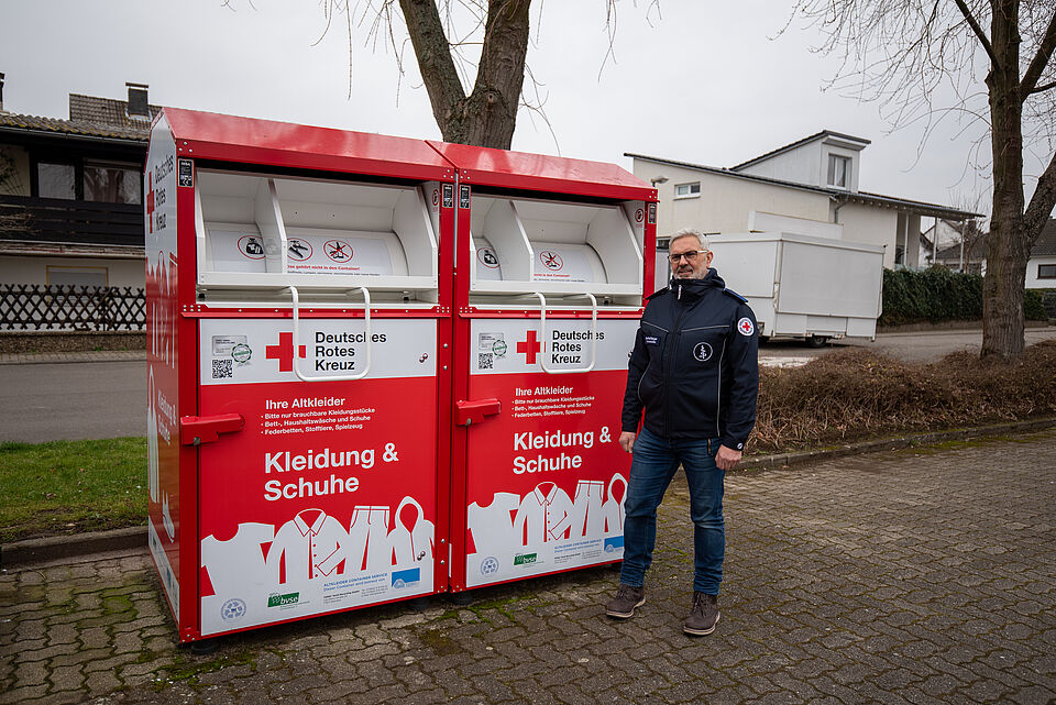 Altkleidercontainer des DRK Eggenstein-Leopoldshafen e.V.