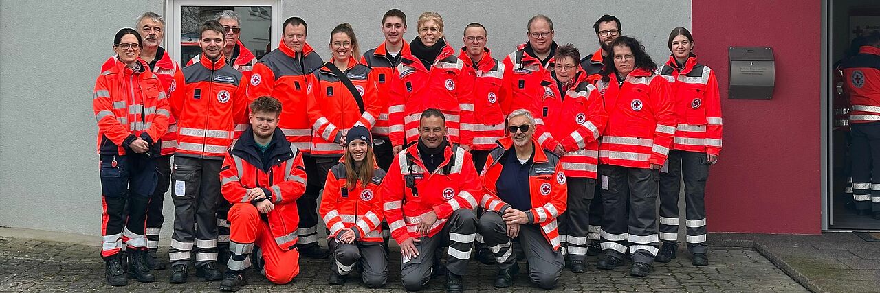 DRK Einsatzkräfte der Bereitschaft Eggenstein-Leopoldshafen