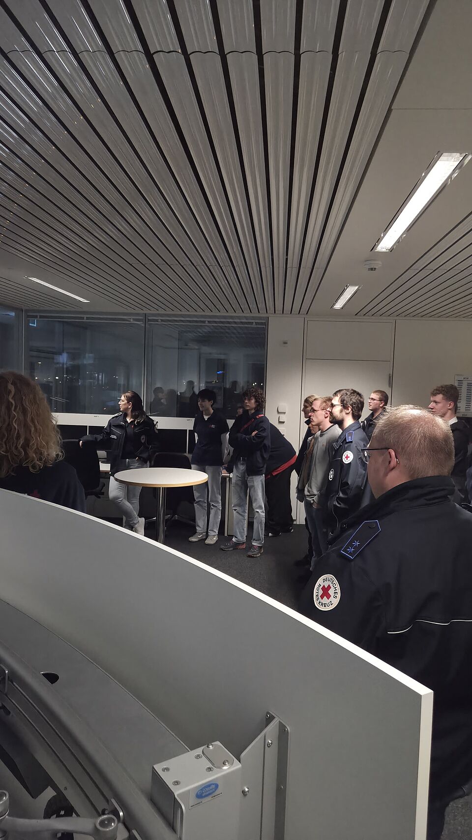 Mitglieder des DRK Eggenstein-Leopoldshafen bei der ILS Karlsruhe